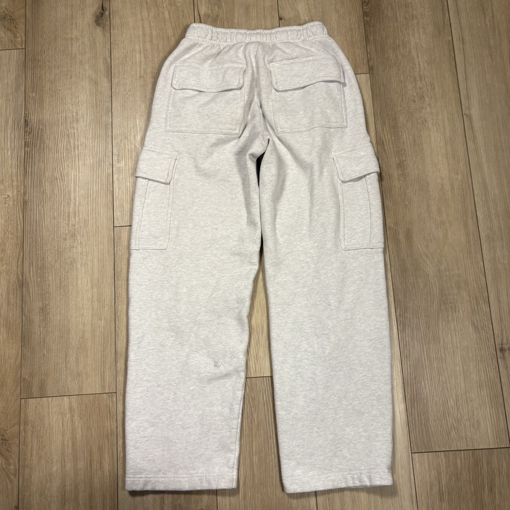 TNA Sweatfleece Pants Womens XS Gray Cozy Fleece Mega Fit Cargo Sweatpants - Picture 8 of 9